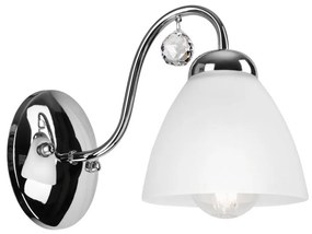 Nástenná lampa MIRANDA 1xE27/60W/230V lesklý chróm