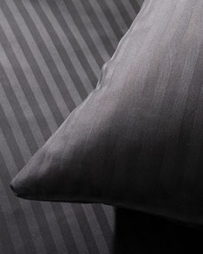 Posteľná súprava zo žakárového saténu Midnight Shadow 160x200 cm