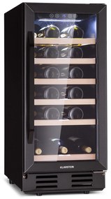 Klarstein Vinovilla 29 Built-In, vstavaná vinotéka, 81 l, 29 fliaš, 1 zóna, sklenené dvierka, nehrdzavejúca oceľ