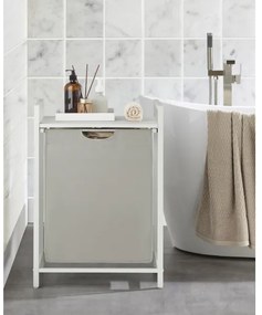 Koš na bielizeň REX biela