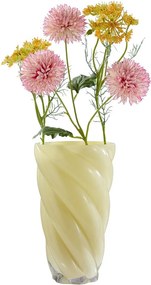 SWIRL Váza 30 cm - žltá