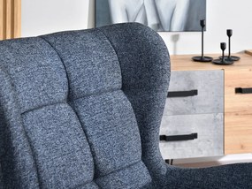 Relaxačné kreslo Norweien (sivá + čierna). Akcia -16%. Vlastná spoľahlivá doprava až k Vám domov. 1136242