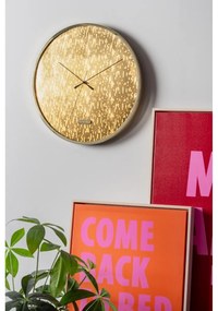 Karlsson 6005GD dizajnové nástenné hodiny zlatá, pr. 40 cm