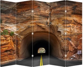 Paraván - Tunel v skale (210x170 cm)