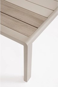 Béžová hliníková záhradná lounge súprava pre 5 Elna – Bizzotto