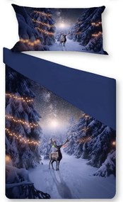 Gipetex Natural Dream 3D talianská obliečka 100% bavlna Deer - 140x200 / 70x90 cm