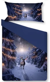 Gipetex Natural Dream 3D talianská obliečka 100% bavlna Deer - 140x200 / 70x90 cm