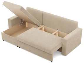 Rohová rozkladacia sedačka NEO Poso béžová