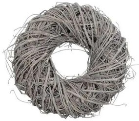 Šedý veniec z brestových vetiev Elm Branch - Ø 20*5 cm
