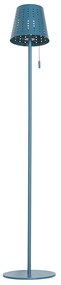 Vonkajšia stojaca lampa modrá vrátane LED 3-stupňovo stmievateľná na solárny pohon - Ferre