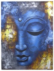Obraz Budha modrý 80x60cm