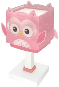 Dalber 64481N - LED detská lampička LITTLE OWL 1xG4/4W/230V ružová
