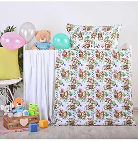 Obliečky detské bavlnené Opice EMI, Detský set 90x130 + 45x65