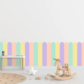 60x100cm Oblúk - Pastelová farba 2 - textilná nálepka na stenu Veľkosť: 80 cm
