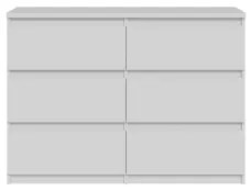 Komoda s zásuvkami MAO biela