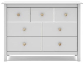 Komoda xamia 110 x 80 cm biela MUZZA