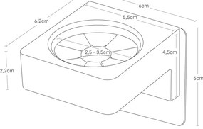 Čierny plastový multifunkčný držiak Film Hook – YAMAZAKI