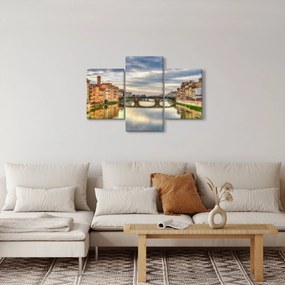 Obraz - Most cez rieku (90x60 cm)