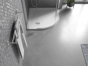 Mexen Bert polkruhový sprchový kút SMC 90 x 90 cm, biely - 4KR109090
