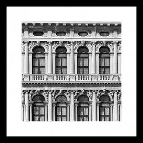 B&W rámovaný obraz 40x40