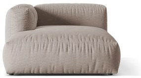 Béžový modul pohovky (ľavý roh) Martina – Micadoni Home