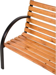 Drevená záhradná lavica s oceľovou konštrukciou Garden Pleasure Bellevue