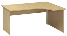 Ergo kancelársky stôl Alfa 100, 180 x 120 x 73,5 cm, pravé vyhotovenie, dezén divá hruška