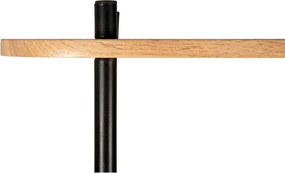 Čierny oceľový regál Leitmotiv Sole, 80 x 83,5 cm