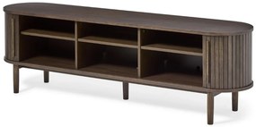 Dizajnový TV stolík Palomino 180 cm tmavohnedý dub