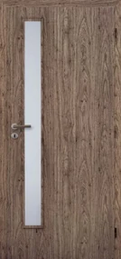 Doornite Interiérové dvere Verto, 70 P, 746 × 1 983 mm, fólia, pravé, dub Siena, presklené