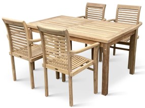 Záhradný teakový set 1+4 pre 4 osoby Garden III.