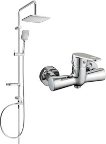 Mexen Sven sprchový set s dažďovou sprchou a sprchovou batériou Kama, chrómová, 72540262-00