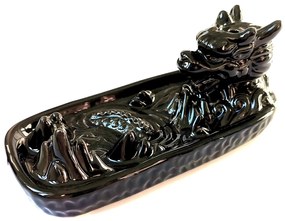 Stojan na vonné kužele "Tečúci Dym" - Drak na Skale