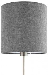 Eglo 96377 - Stojacia lampa PASTERI 1xE27/60W/230V, priemer 28 cm, sivá