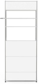 Kovový vešiak »CN3« s tyčou na oblečenie a 3 zásuvkami