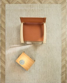 Krémový ručne tkaný vlnený koberec 160x230 cm Dalena – Kave Home