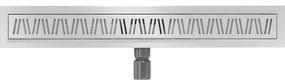 Mexen Flat nerezový sprchový žľab 70 cm vzor M22, 1029070-15