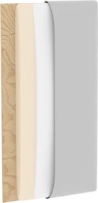 Čalúnený nástenný panel QUADRATTA 15x60 cm, sivý