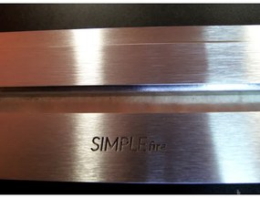 InFire - Rohový BIO krb 45x120 cm 3kW čierna