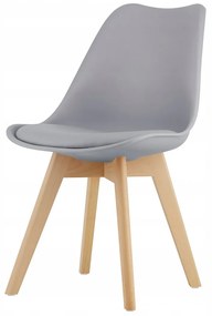 SUPPLIES BJORN Jedálenská škandinávska stolička - šedá farba