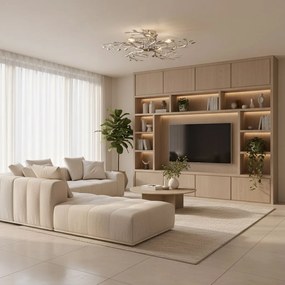 Toolight Toolight, stropné svietidlo 5xE14, EBT020-5C, chrómová, OSW-01238