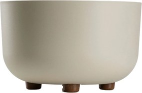 PLASTOVÝ KVETINÁČ TERRA 27X17 CM BÉŽOVÁ