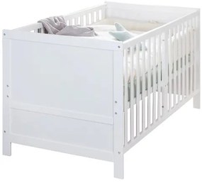 roba Kombinovaná detská postieľka Easy Sleep, 70 x 140 cm (biela)  (100396996)