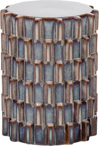 Keramický okrúhly odkladací stolík ø 35 cm Axu – WOOOD