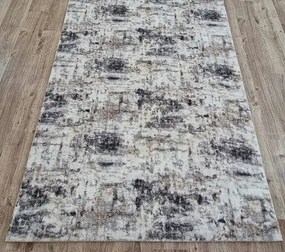 Huňatý koberec Plush Deluxe pretieraný sivo-bielo-béžový Rozmer: 150x210 cm