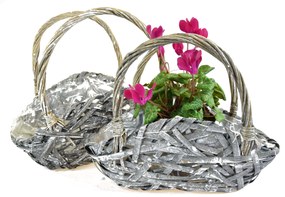 Kvetináč taška šedá Rozmery (cm): 34x15, v. 26