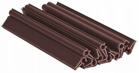 Klipy k páske PP PREMIUM LINE RAL 8011 - HNEDÁ 19cmx26m - 10 ks