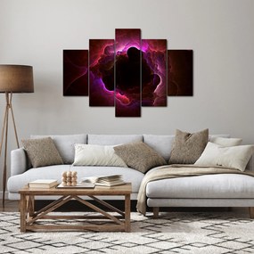 Obraz - abstrakcie mraku (150x105 cm)