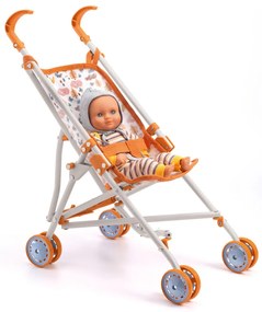 Pomea - skladací kočiarik - lesné zvieratá