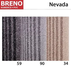 Koberce Breno Behúň NEVADA 34, šíře role 80 cm, béžová, viacfarebná
